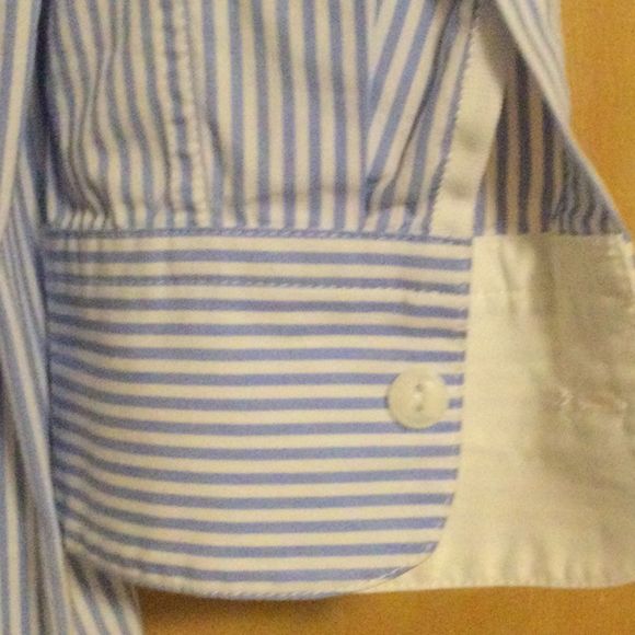 RAG&BONE BBY BLU STRP L/S COLLINGWOOD DRESS - Picture 11 of 11